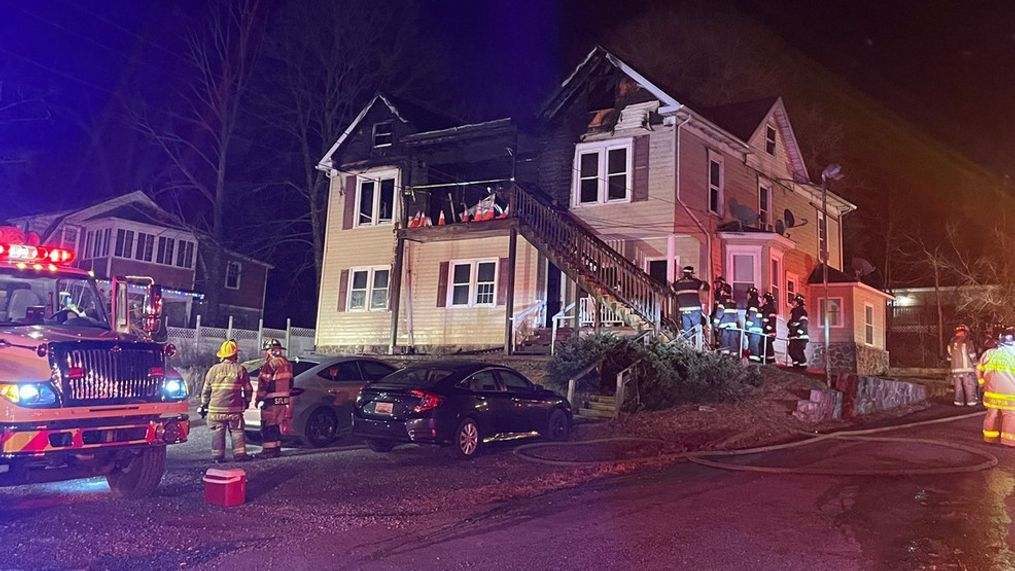 A 2-year-old is dead, and a child and adult are in the hospital after a fire at a Washington County home Friday night, officials said. (Credit: Maryland State Fire Marshal)