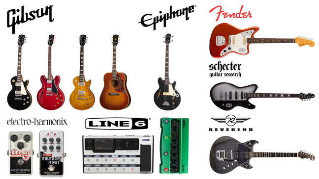New Year's resolution: Getting the band back together (Photo: Gibson, Epiphone, Fender, Schecter Guitar Research, Reverend, Electro-Harmonix, Line 6)